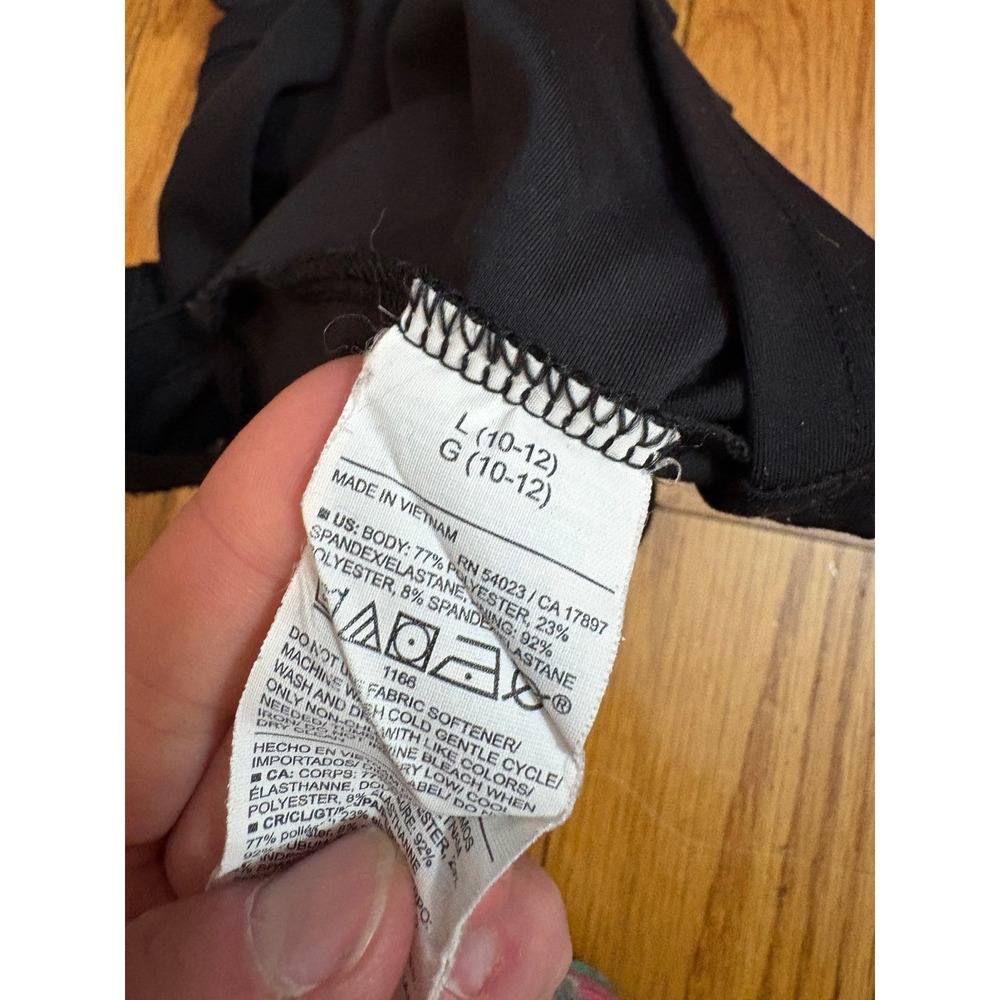 Old Navy Powersoft Tank & All in Motion Shorts Set Black Kids Size L 10-12 XL 14 - Picture 8 of 8